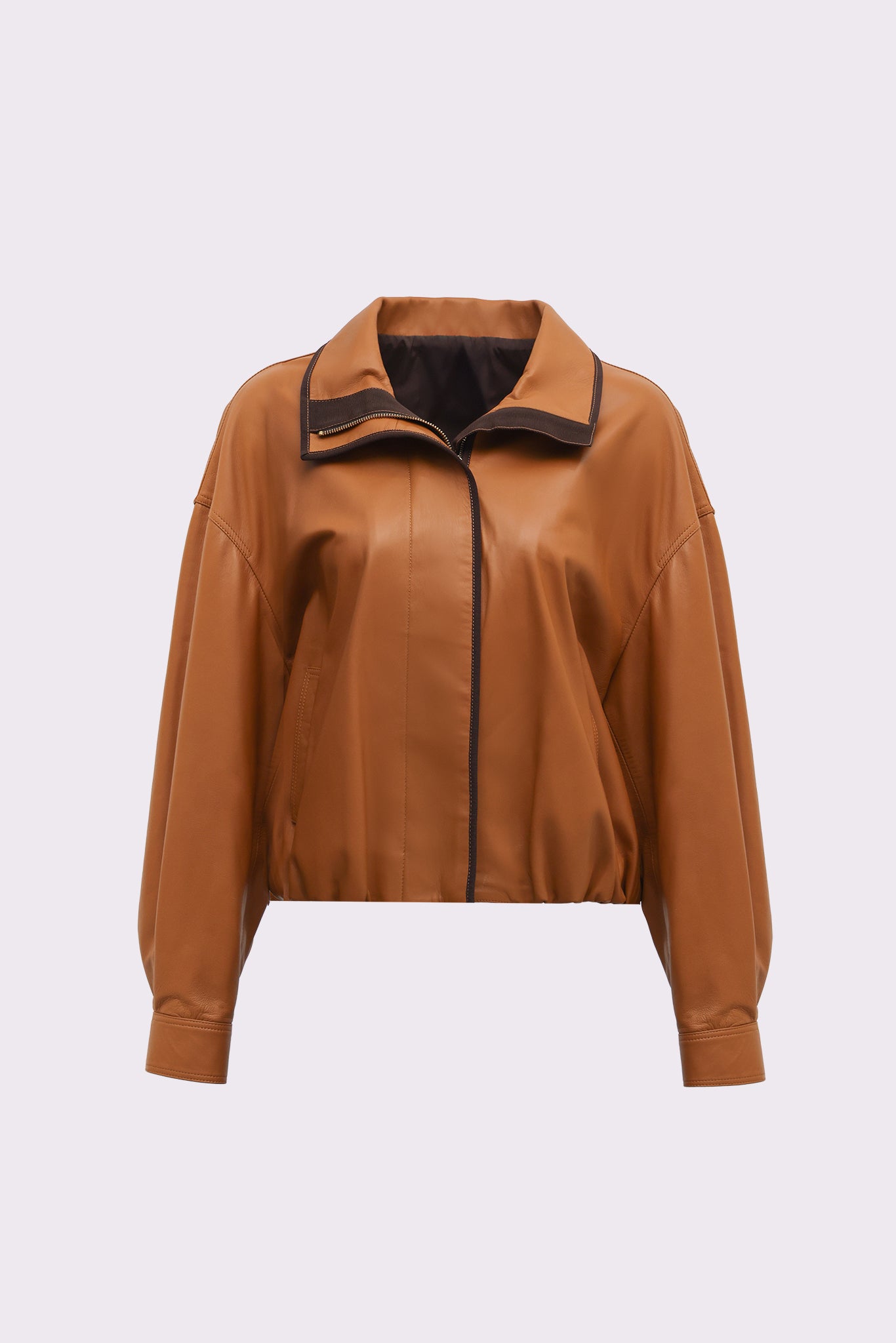 Solyra <br> Oversized Leather Jacket