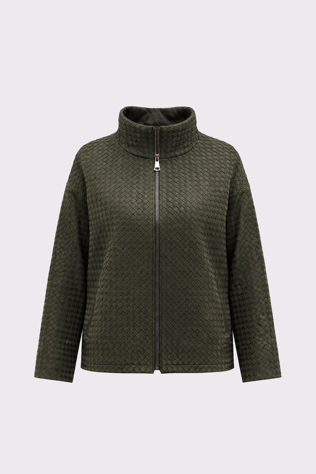 Valya <br> oversized leather jacket