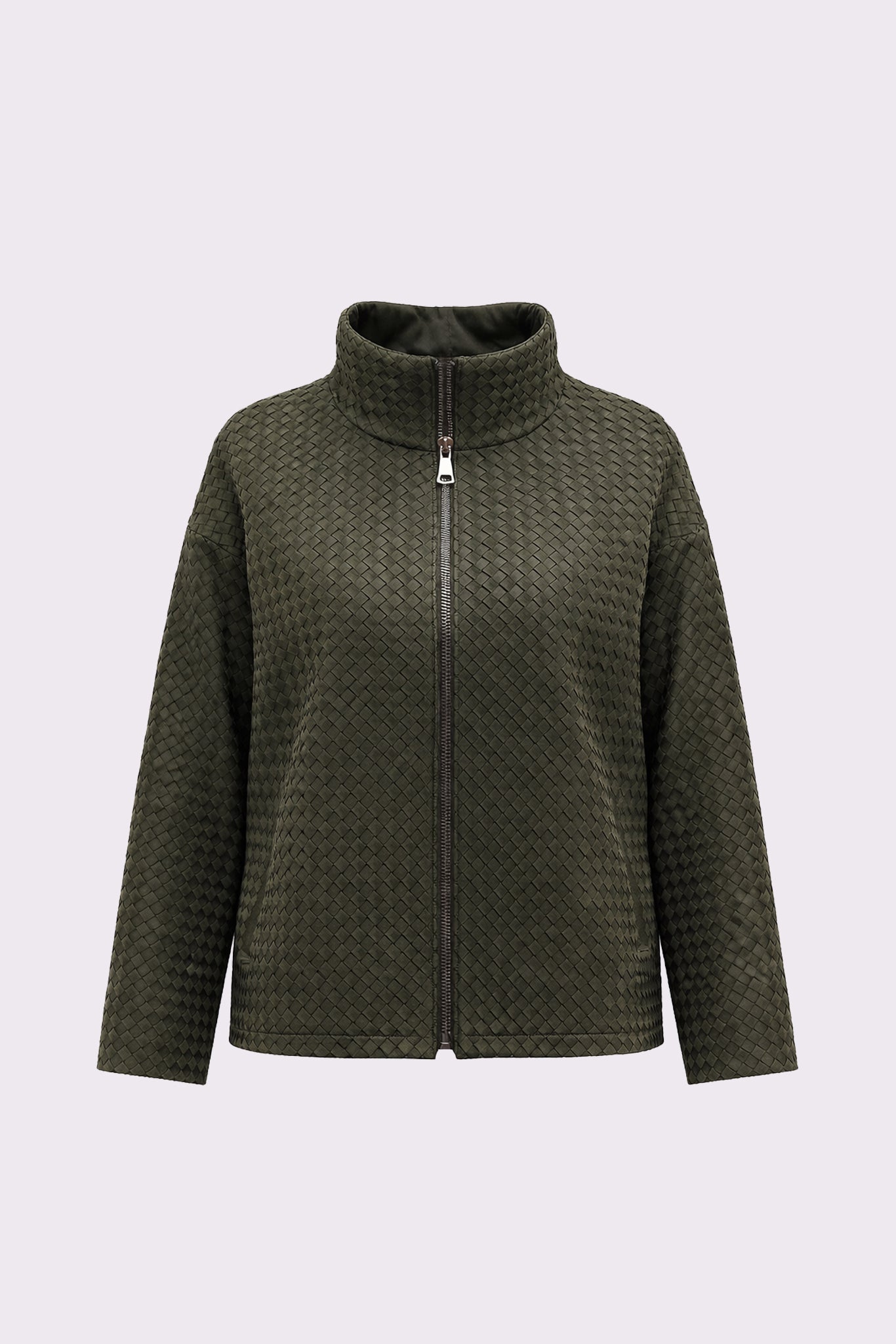 Valya <br> oversized leather jacket