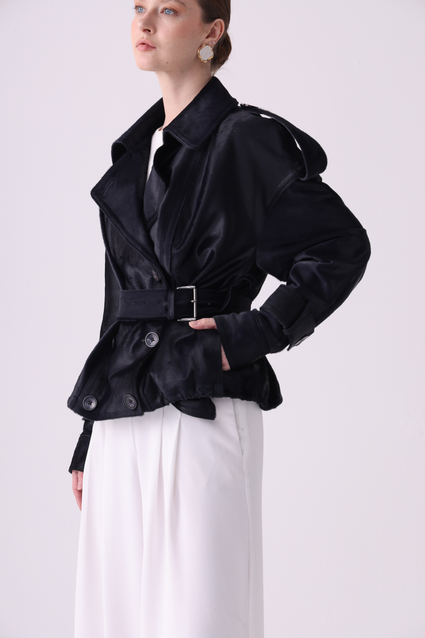 Baben Calf Leather Belted Jack