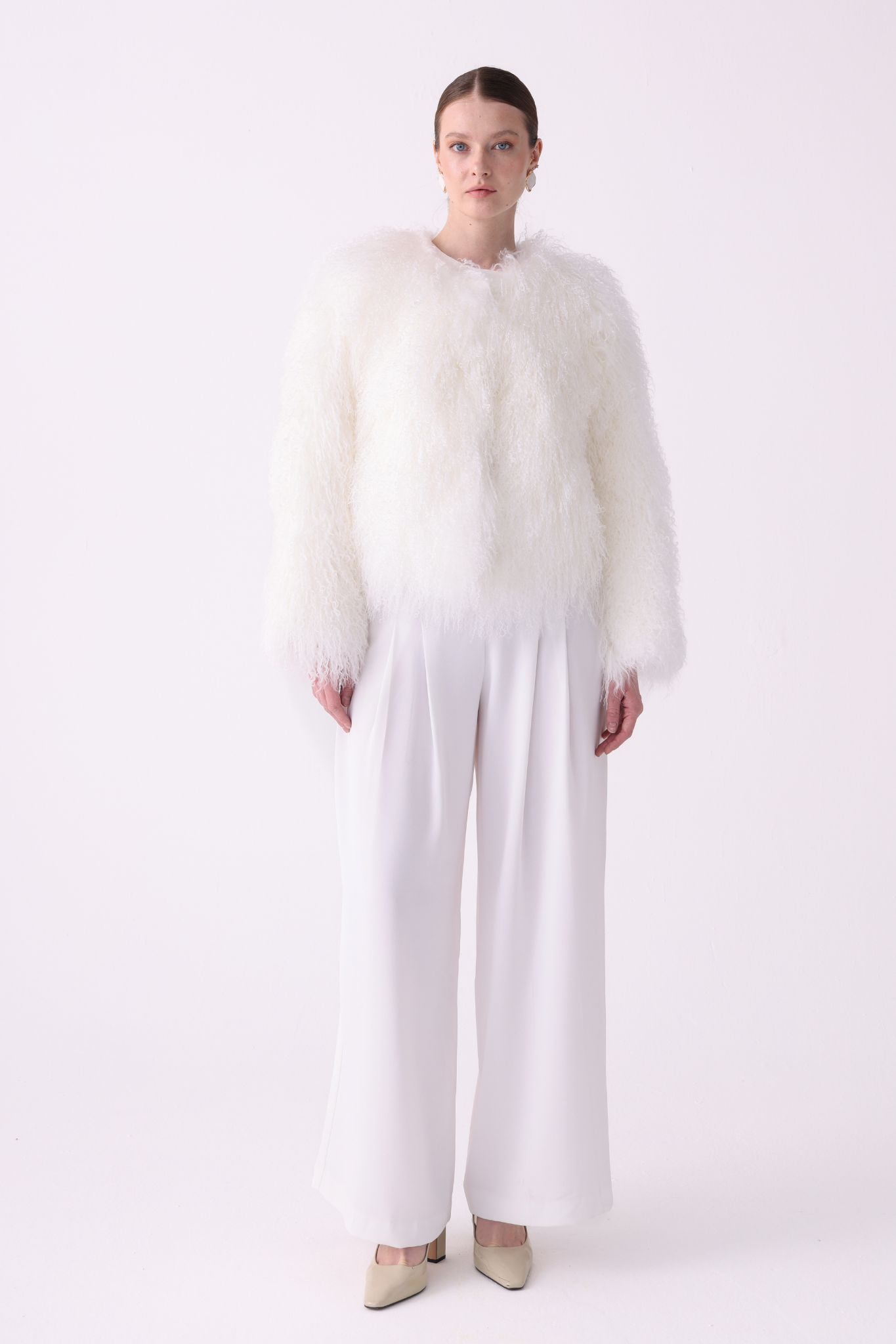 Ivoryne <br> Tibetan Shearling Jacket