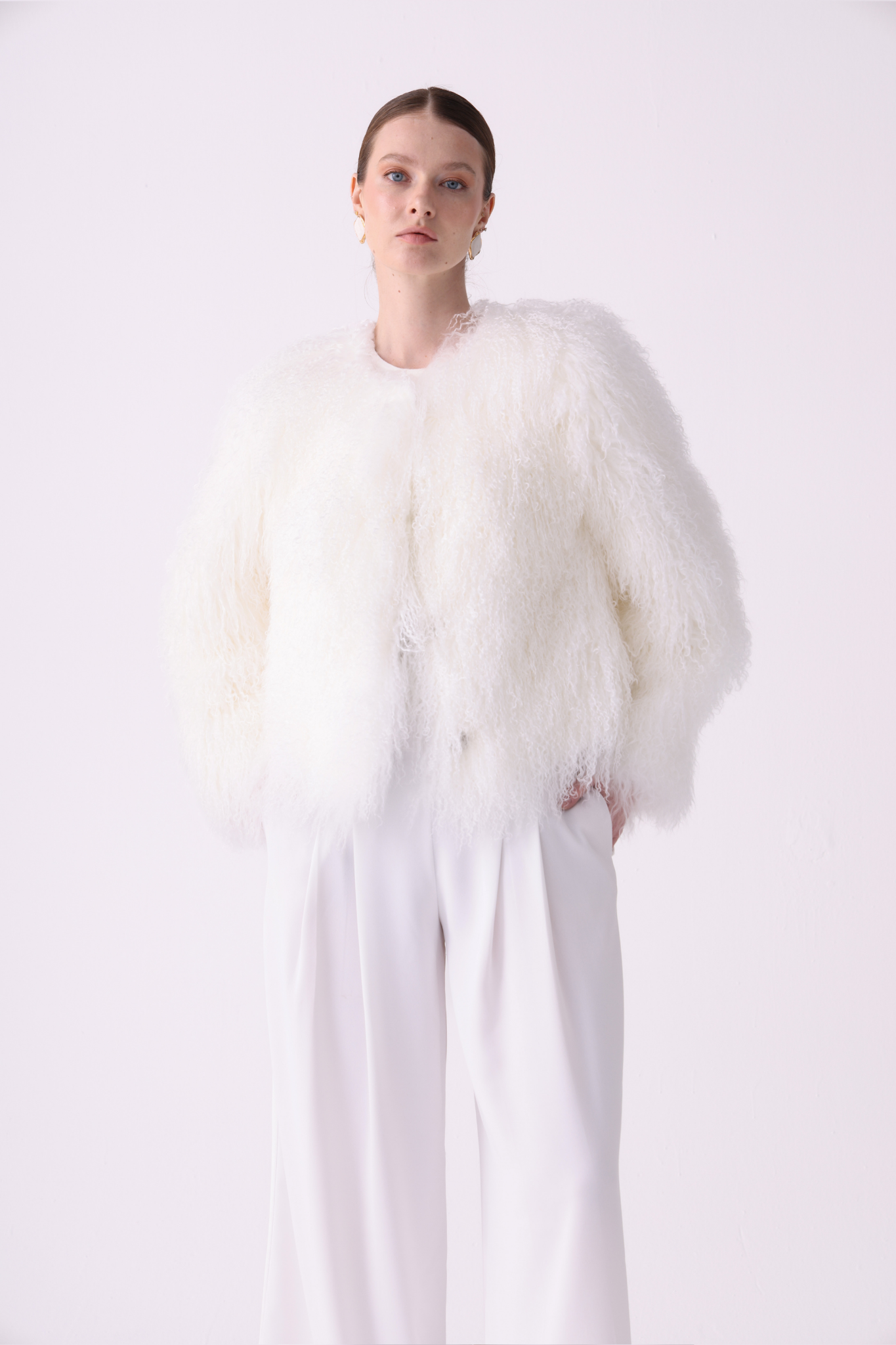 Ivoryne <br> Tibetan Shearling Jacket