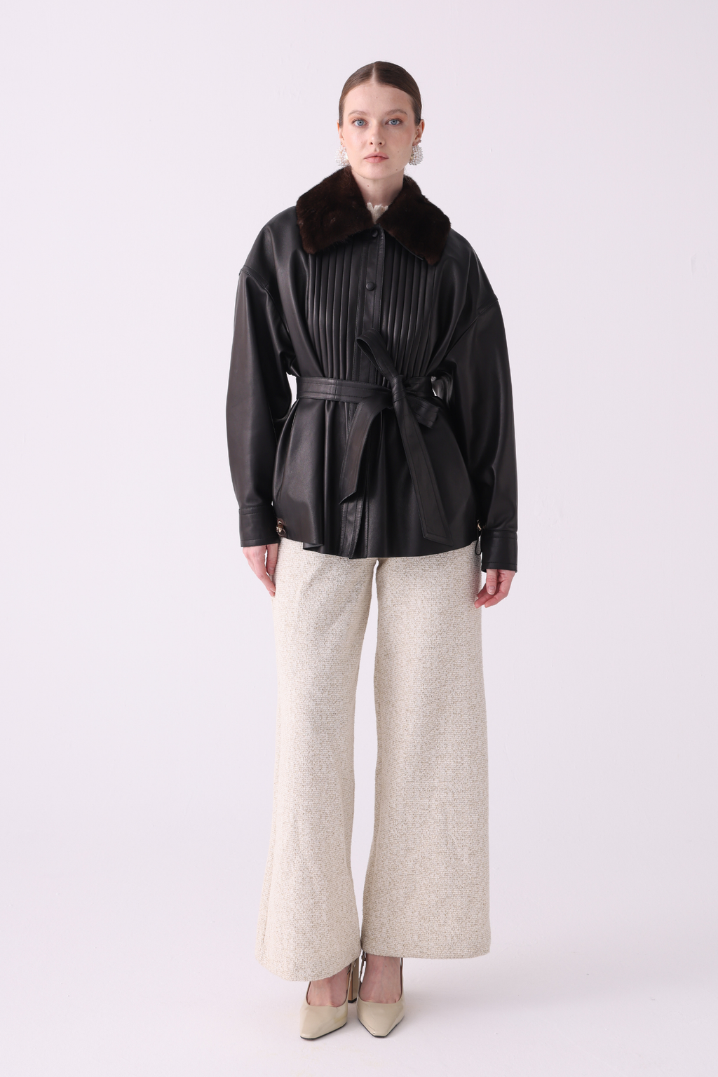 Pars <br> Iconıc Leather Jacket