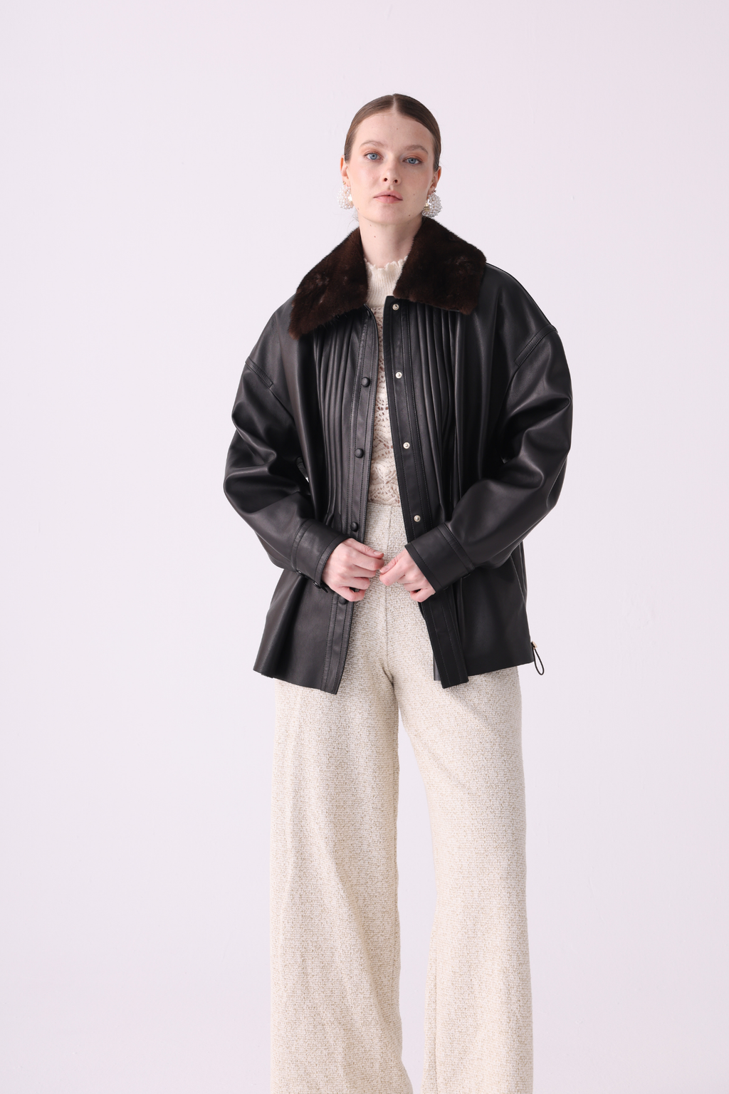 Pars <br> Iconıc Leather Jacket