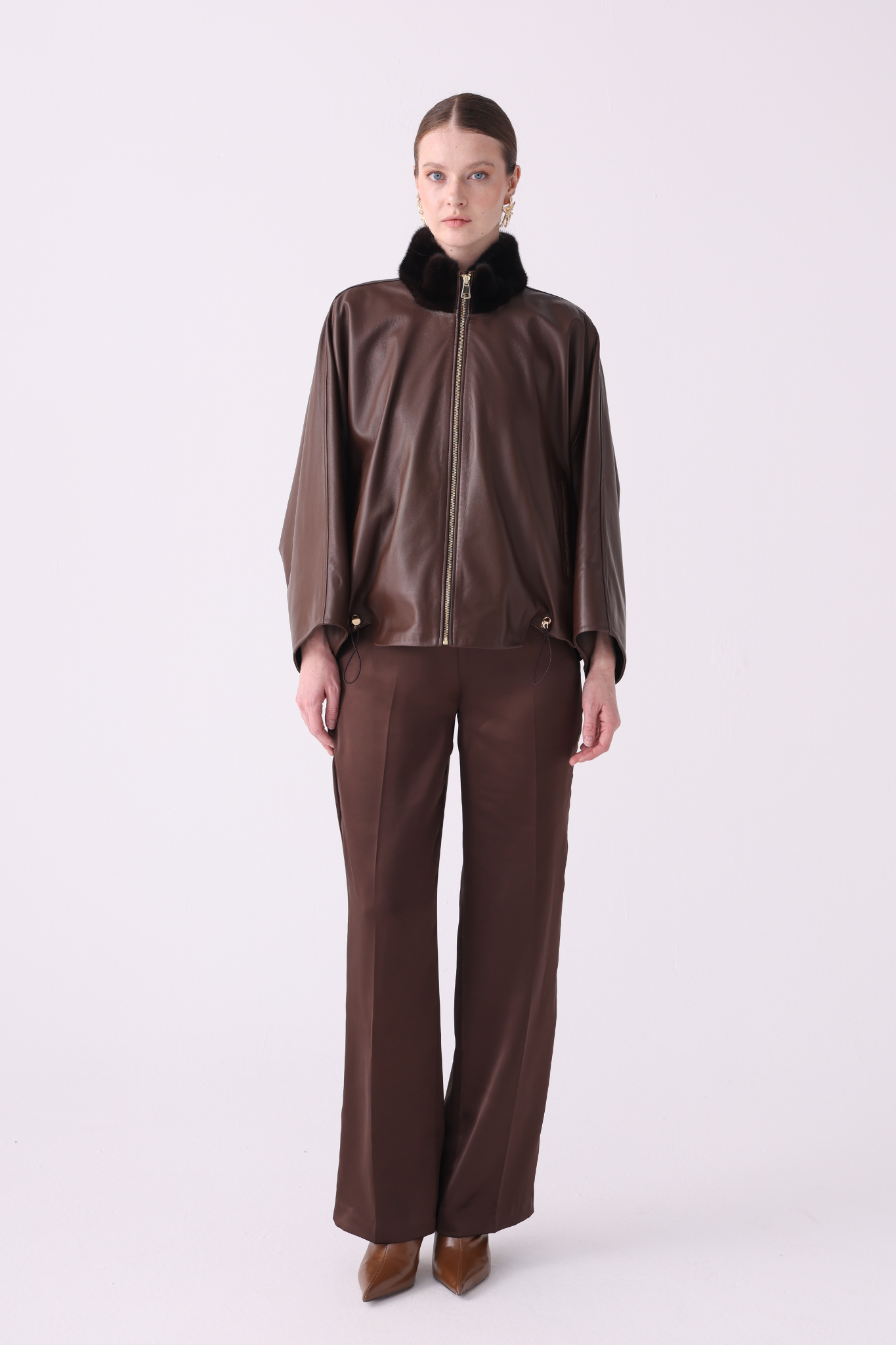 Batwing Soft Leather Jacket