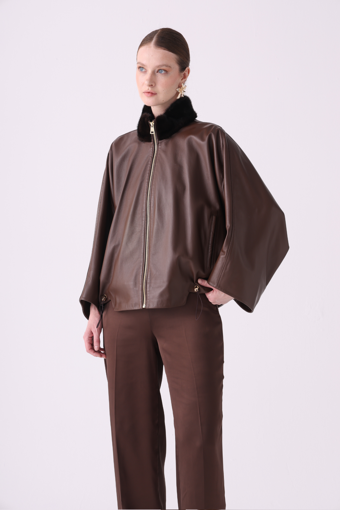 Batwing Soft Leather Jacket