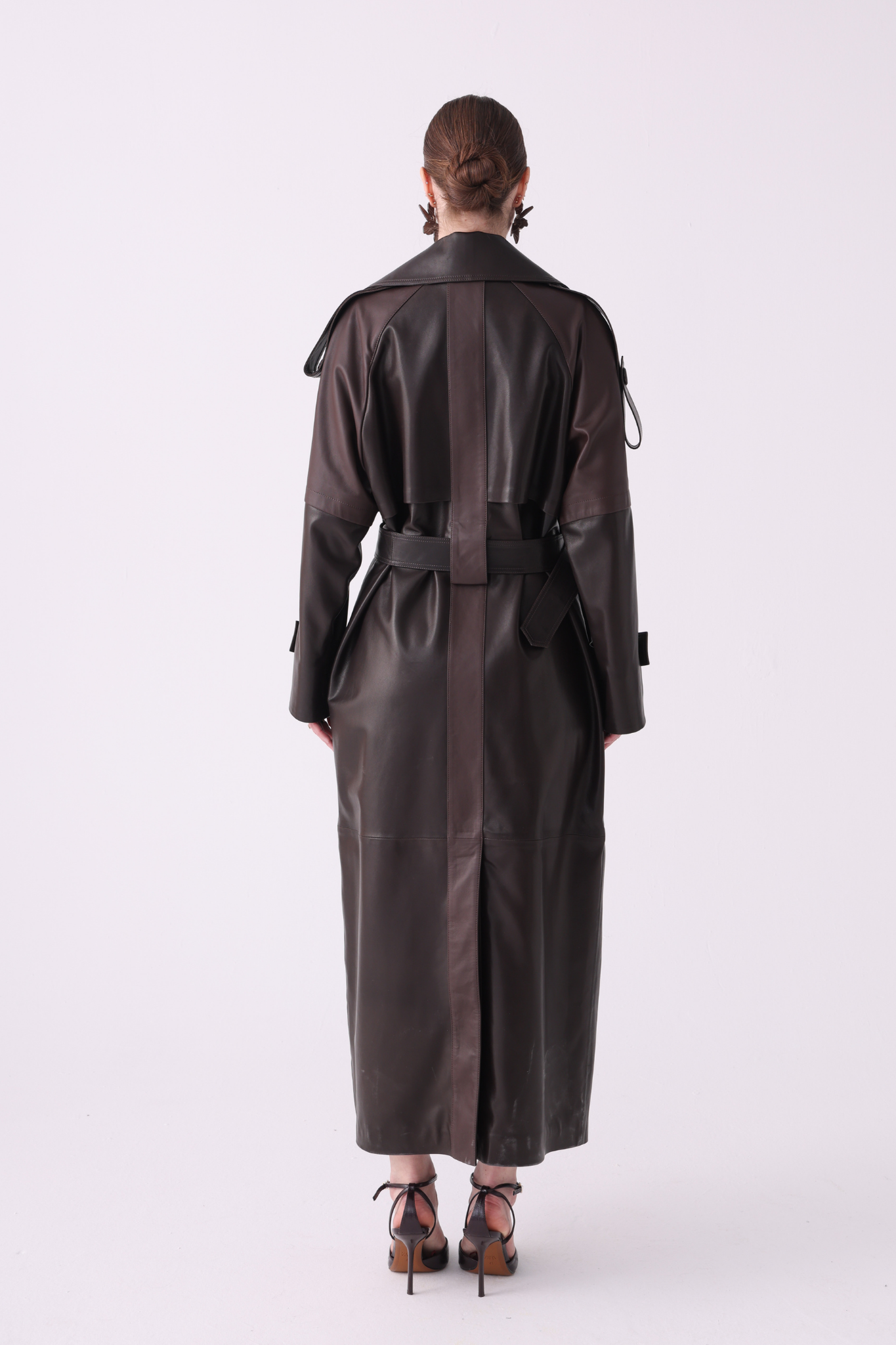 Pera Leather Trench