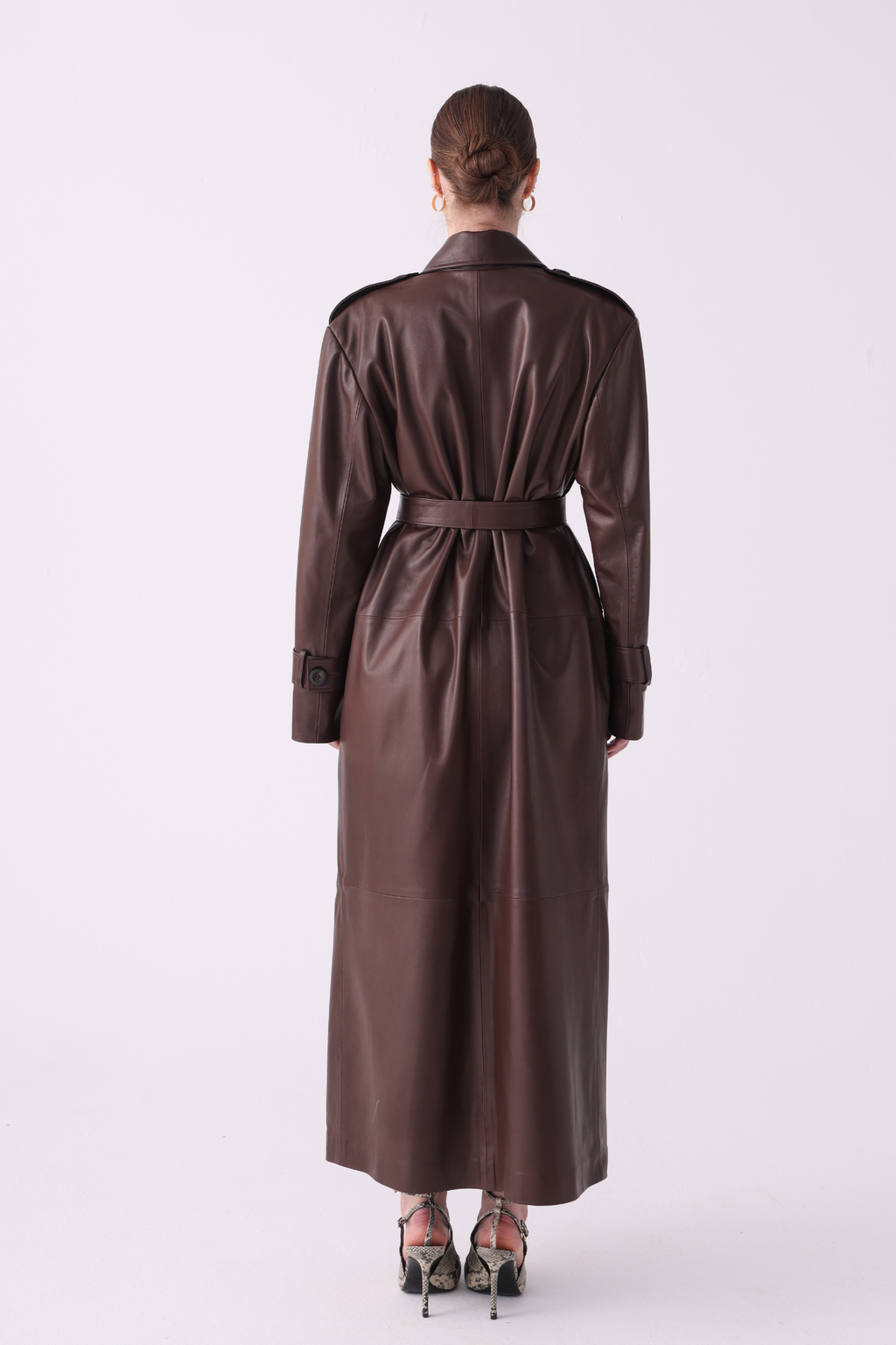 Long Double-breasted Trench