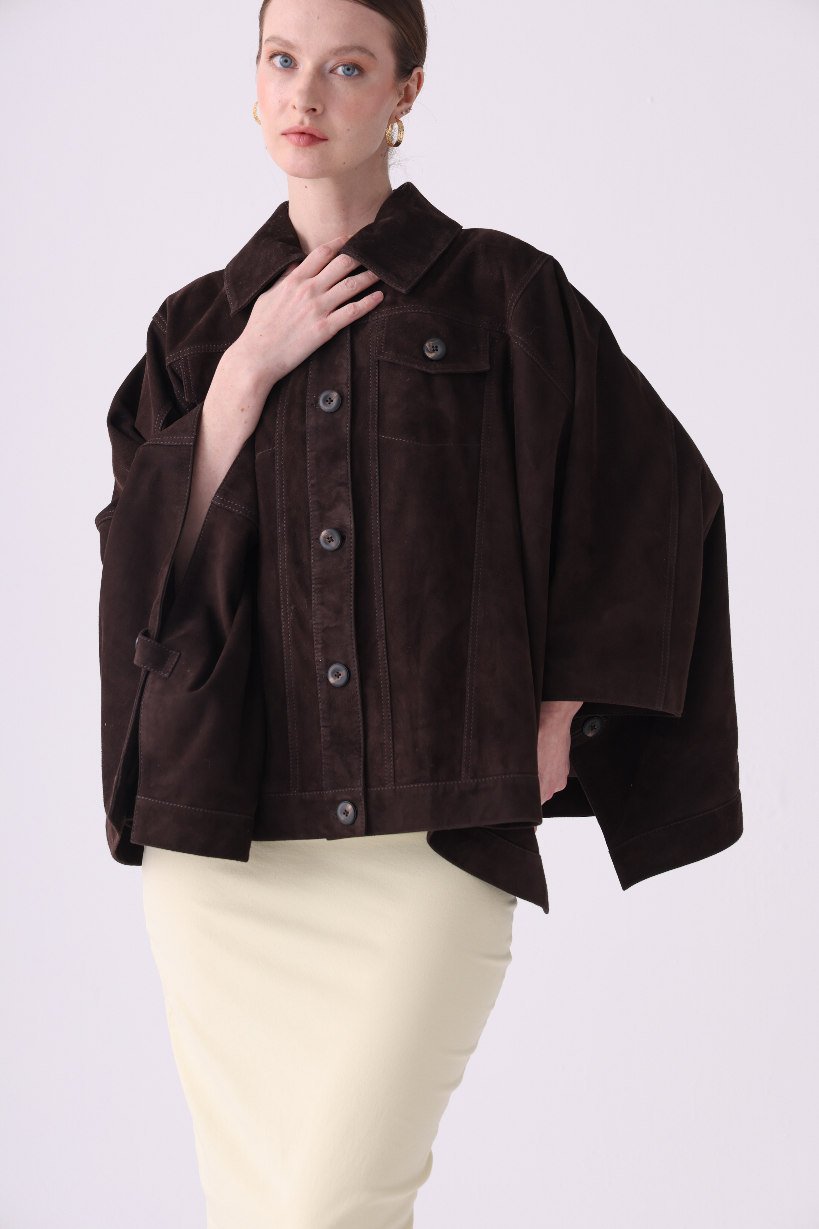 Batwing <br> Suede Jacket