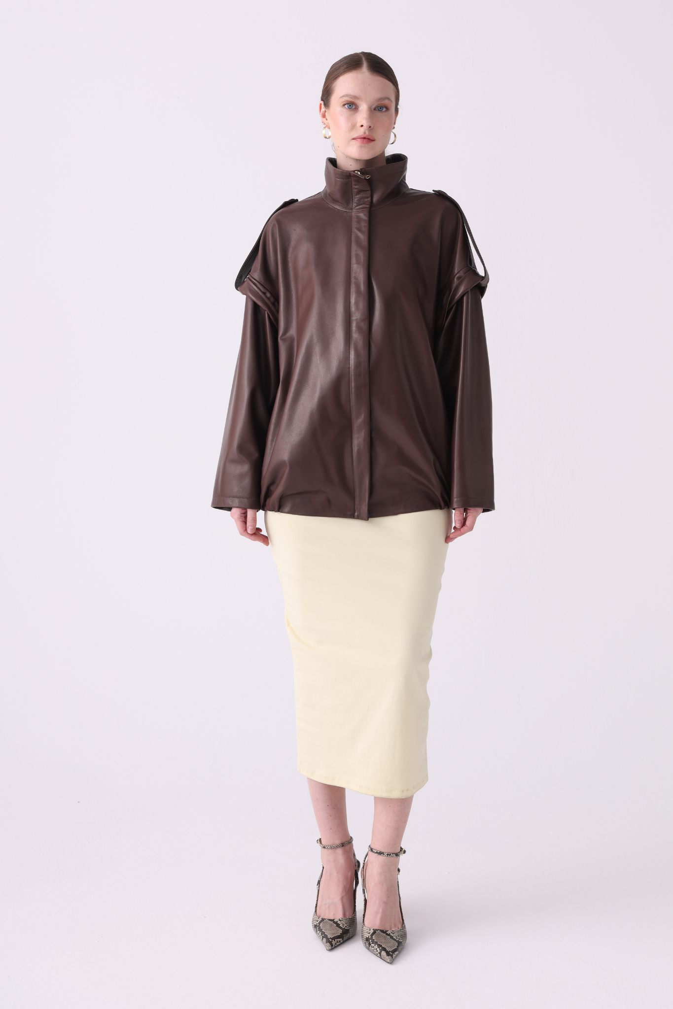 Ella <br> Leather Jacket