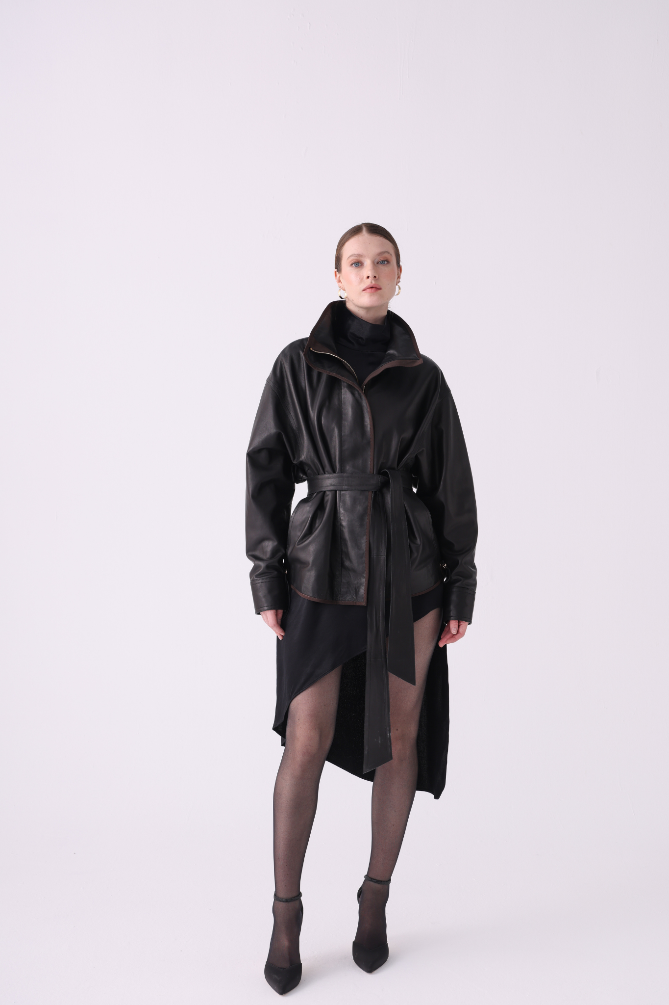 Hesy Relaxed Leather Jacket