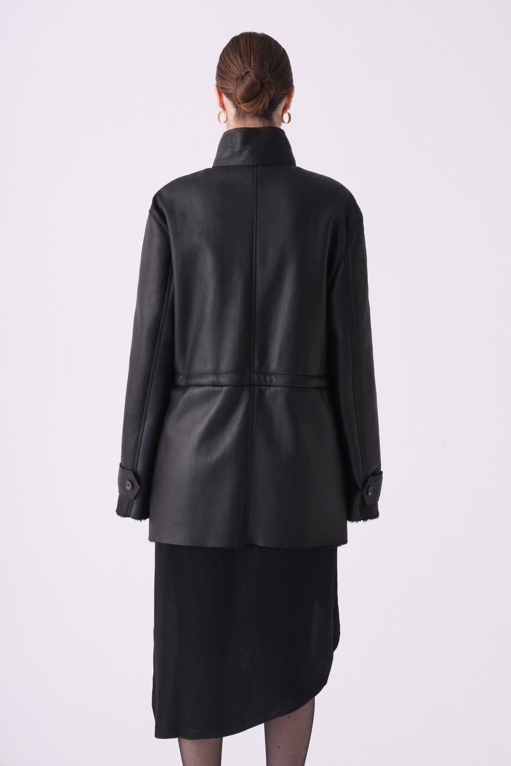 Lume <br> Mid-Length Shearling Jacket