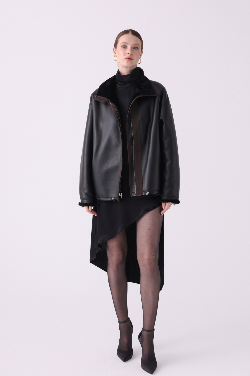 Elma <br> Reversible Shearling Jacket