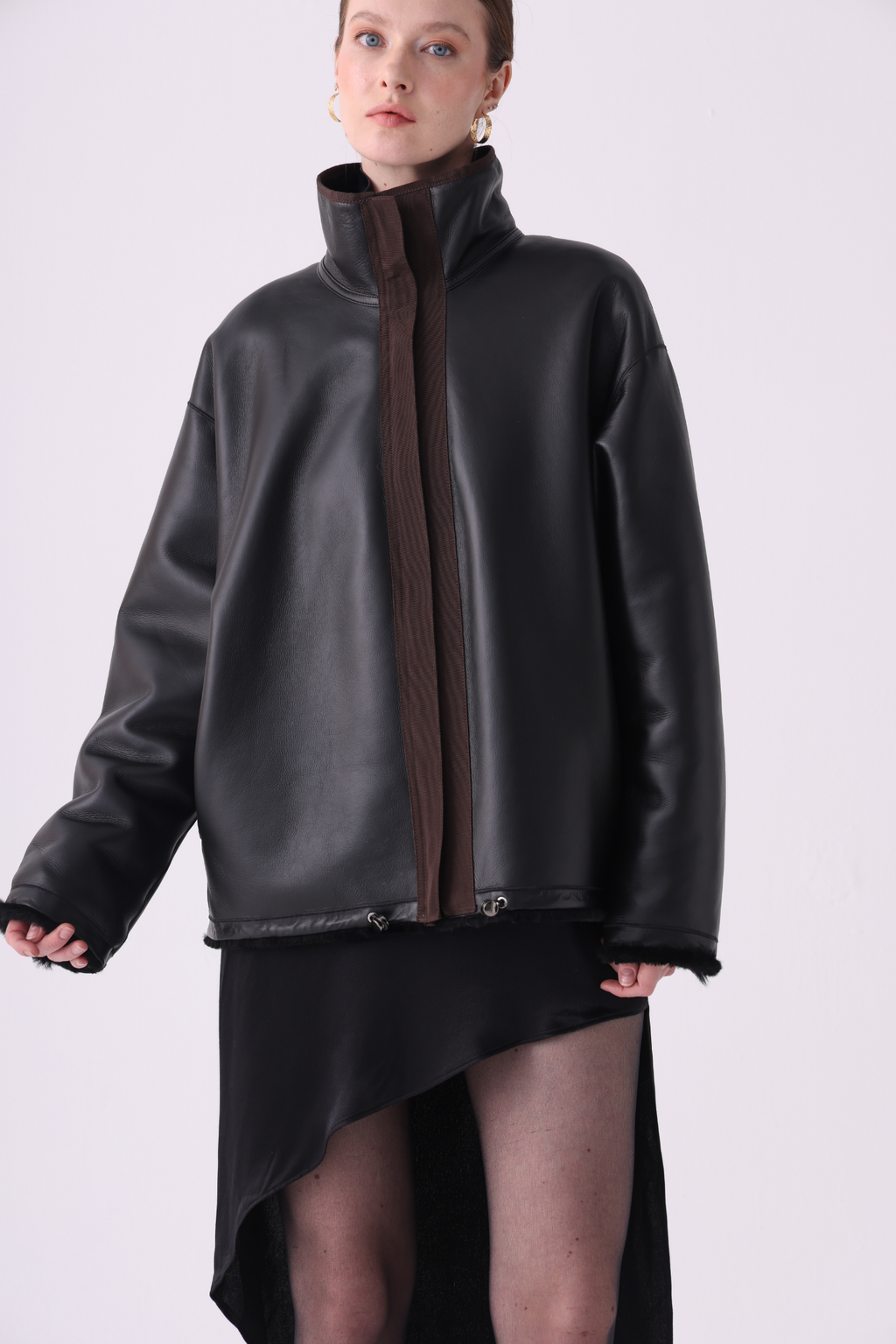 Elma <br> Reversible Shearling Jacket