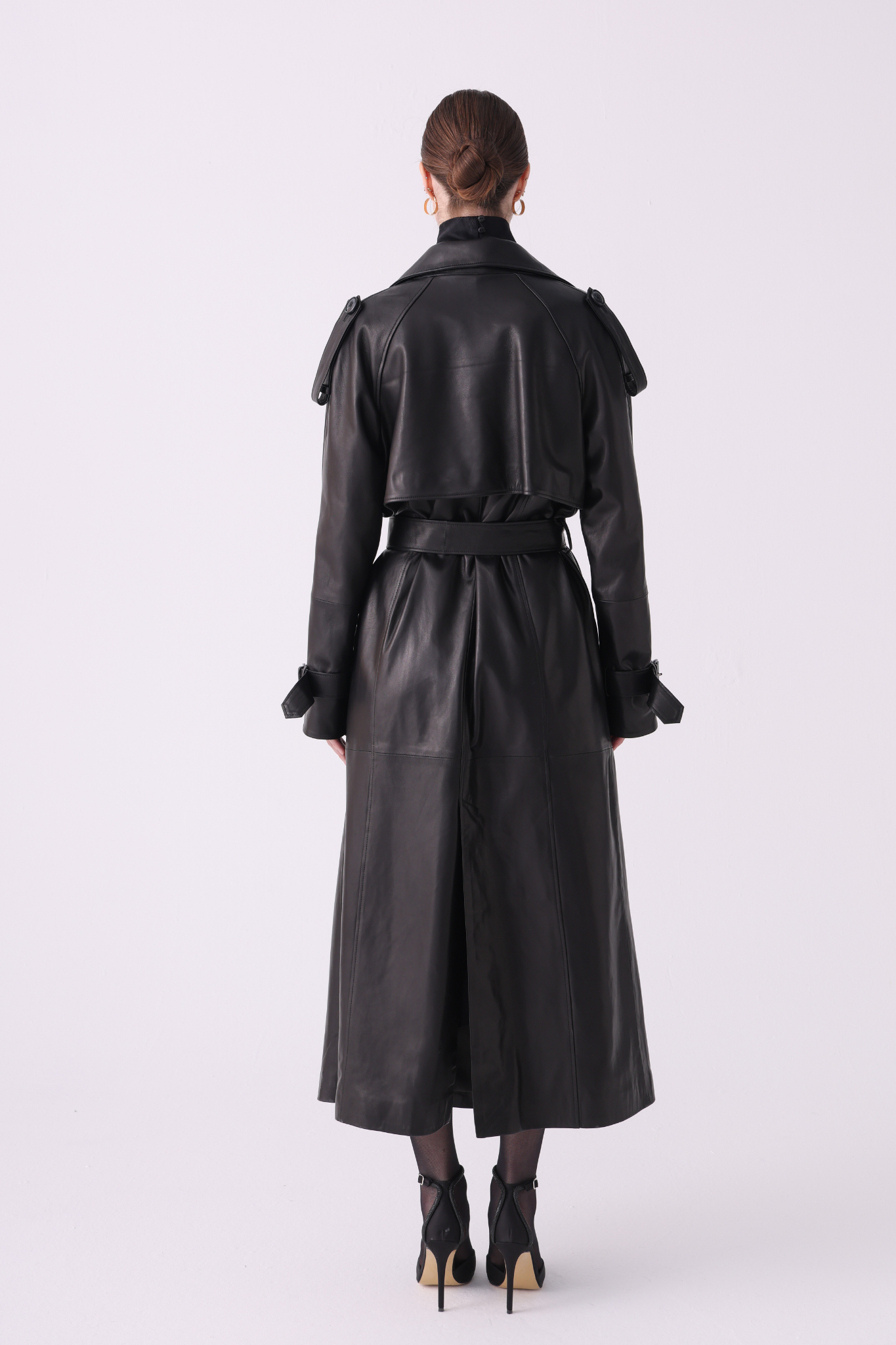 Bens <br> Long Leather Coat