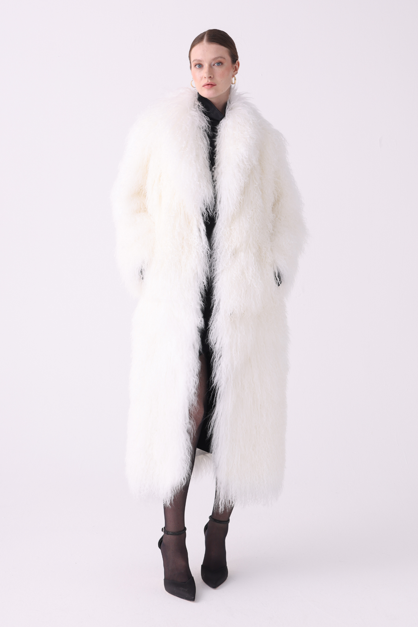 Eira <br> Tibetan Long Shearling Coat