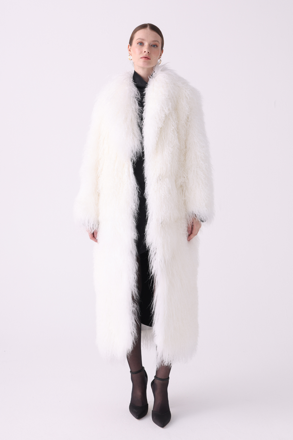 Eira <br> Tibetan Long Shearling Coat