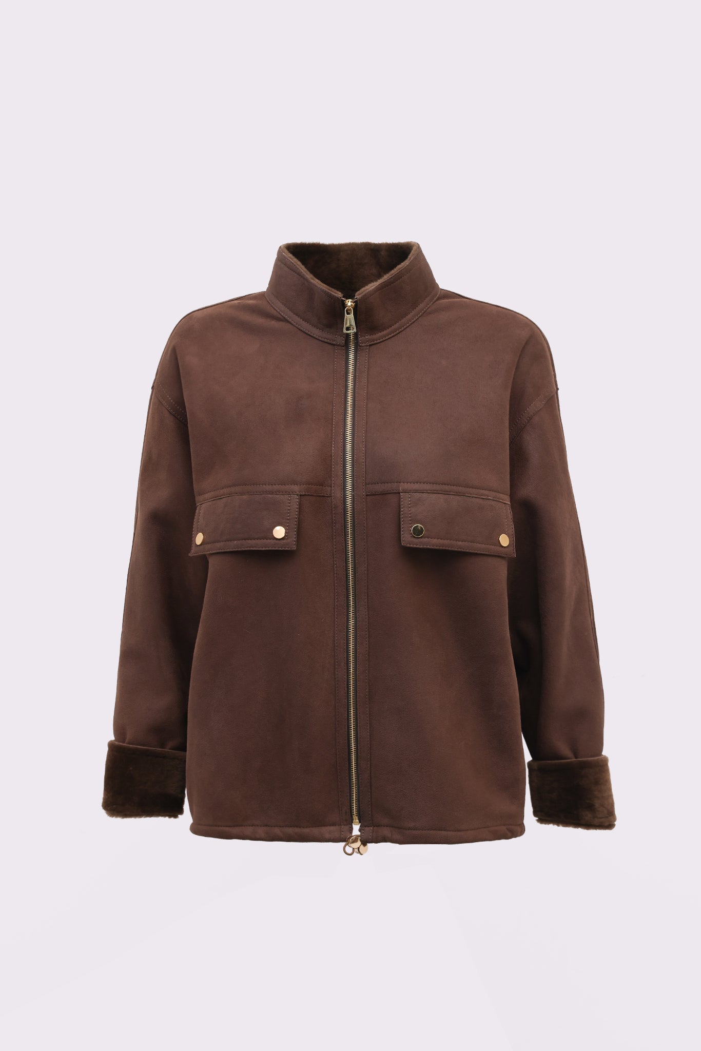Quies <br> Relaxed-Fit Shearling Jacket