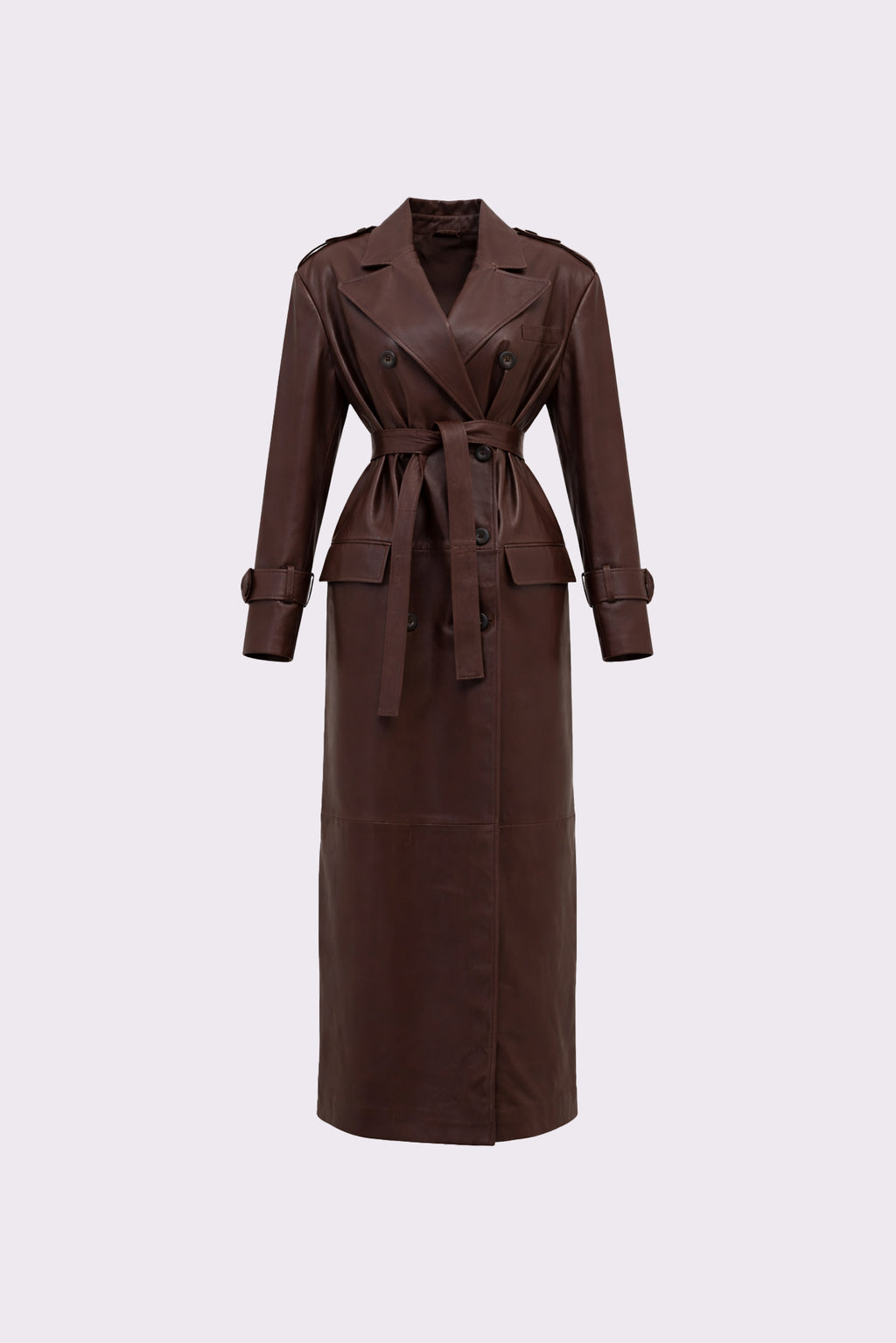 Long <br> Double-breasted Trench