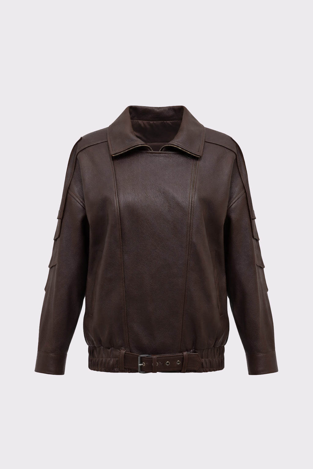 VAN <br> Oversized Leather Jacket