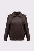VAN <br> Oversized Leather Jacket