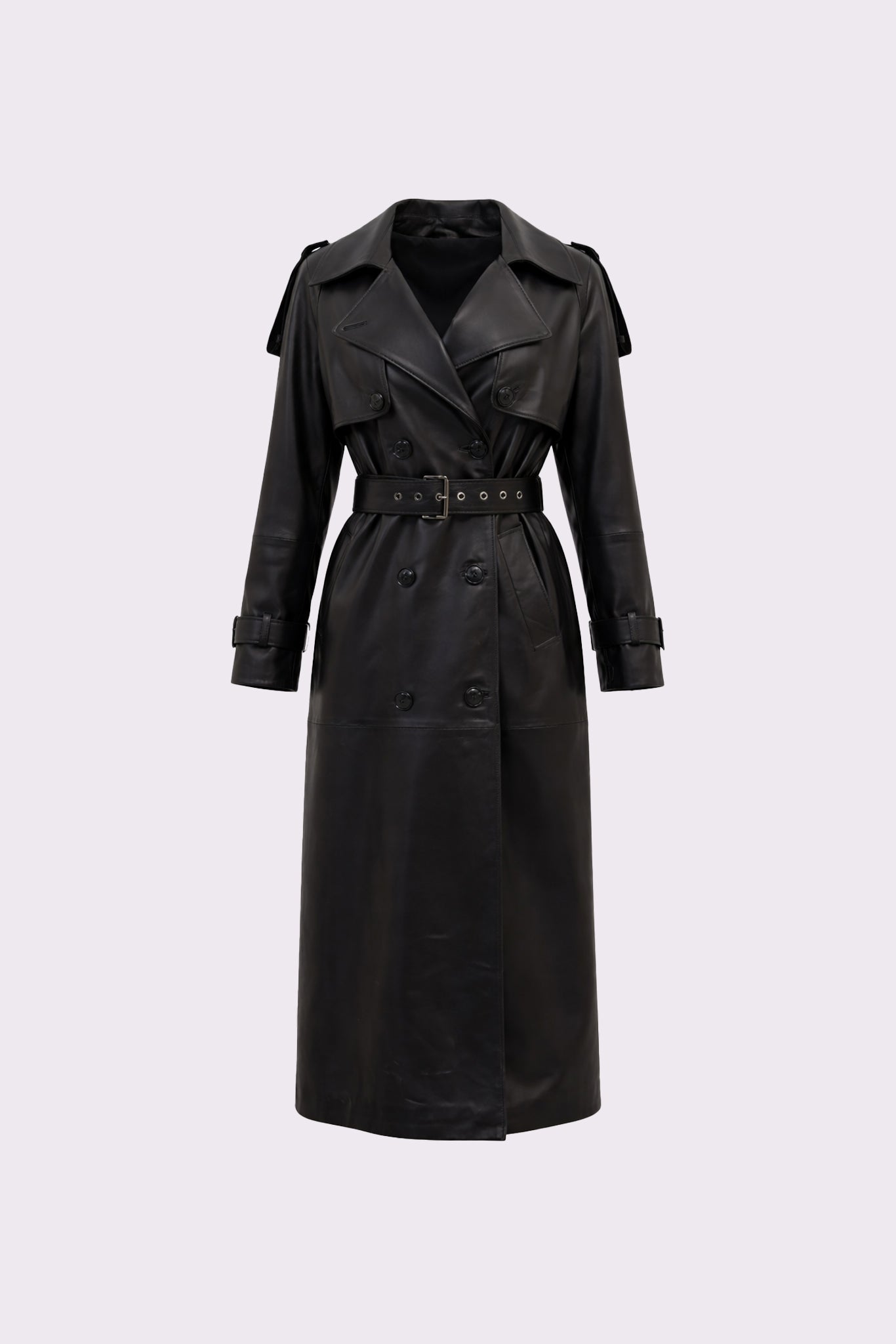 Bens <br> Long Leather Coat