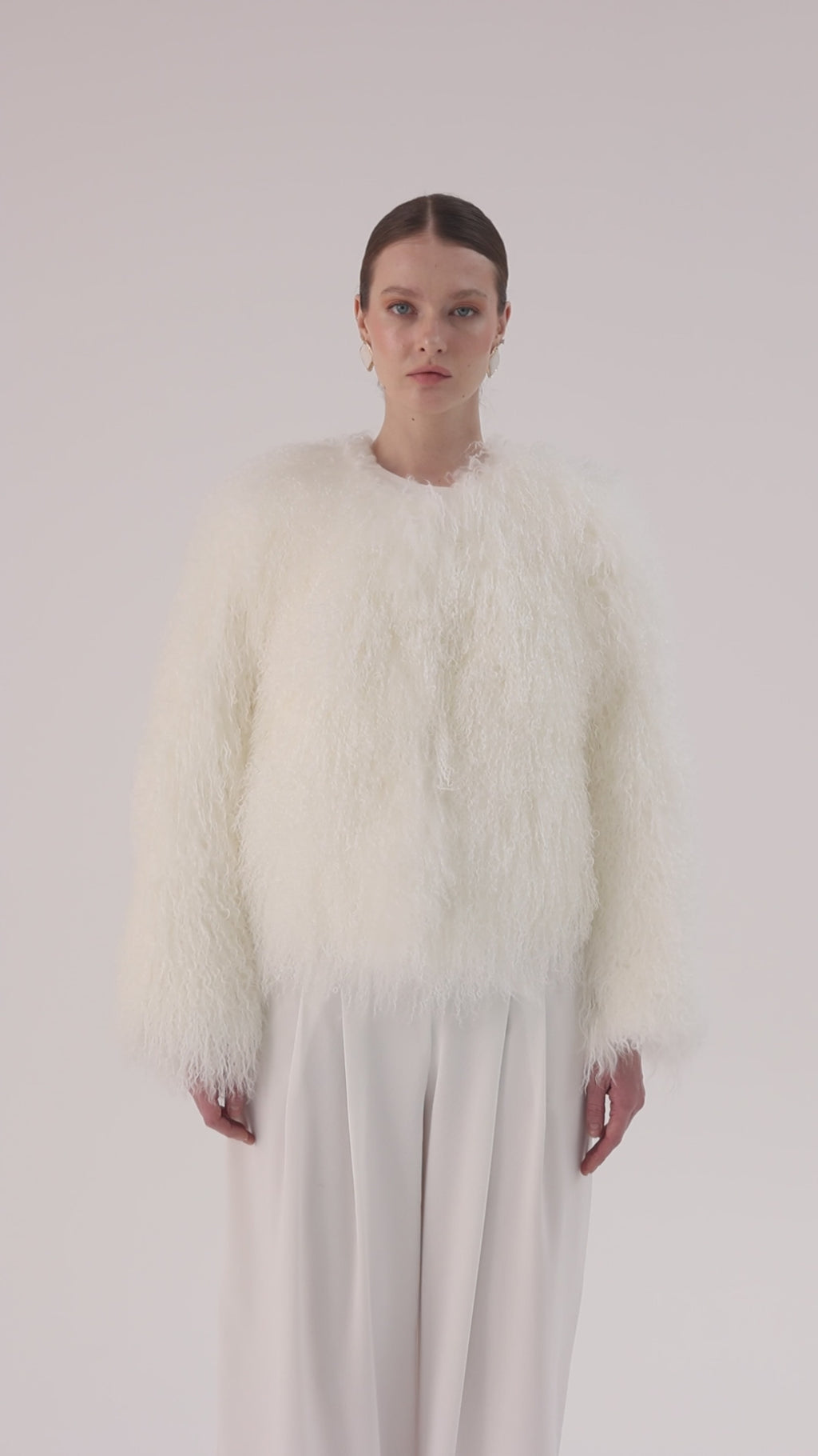 Ivoryne <br> Tibetan Shearling Jacket