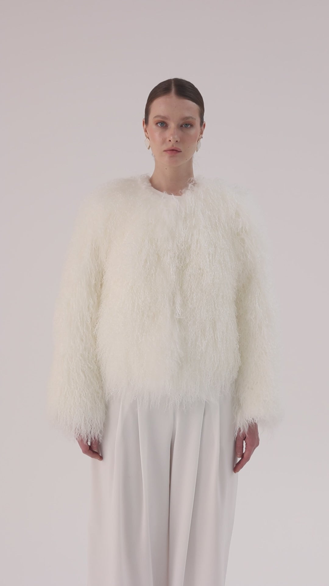 Ivoryne <br> Tibetan Shearling Jacket