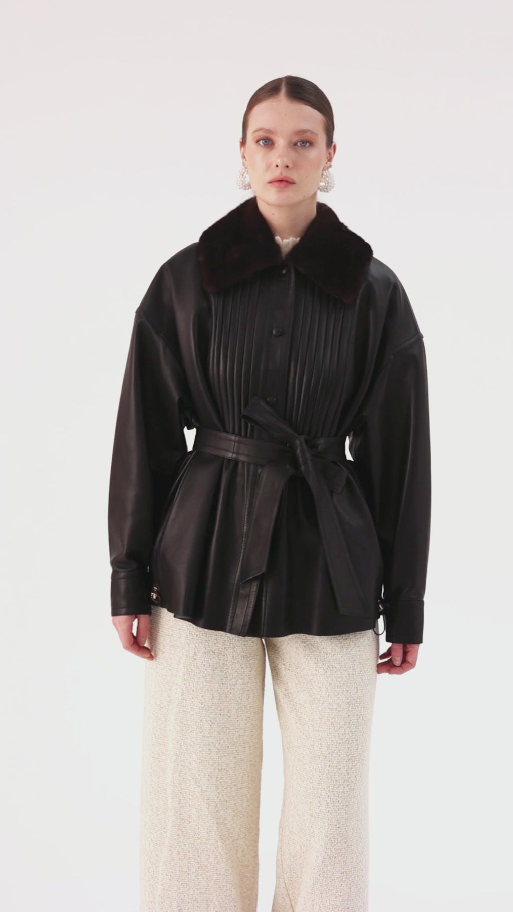 Pars <br> Iconıc Leather Jacket