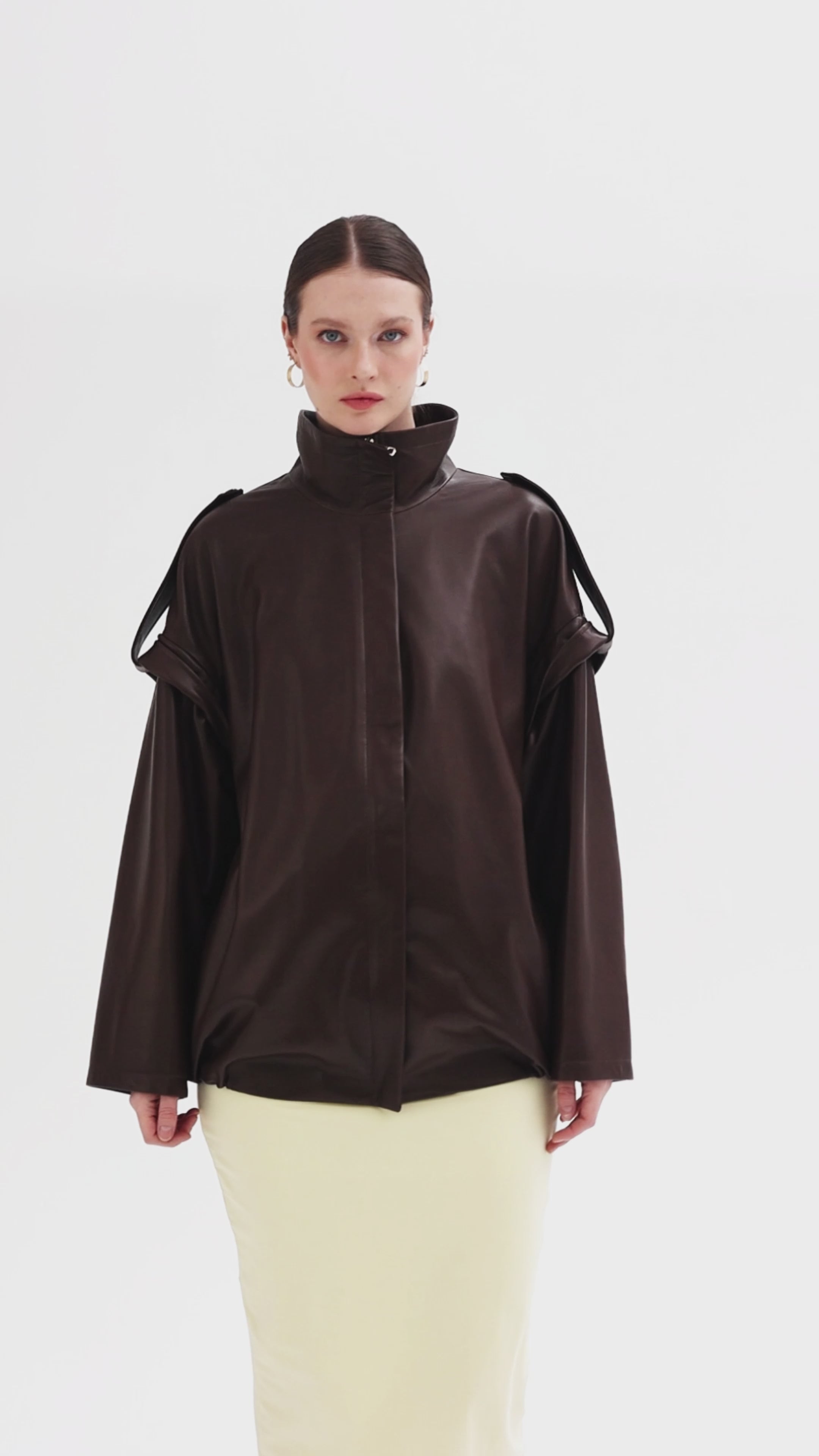 Ella <br> Leather Jacket